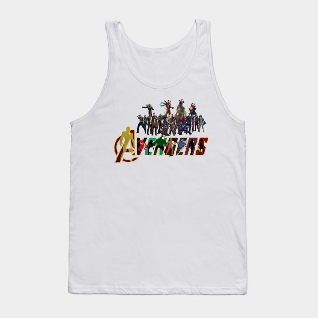 Av. ( Super Heroes ) Tank Top by Invisibleman17